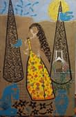"A woman in Tehran" by Ghazal Ashrafian on art24