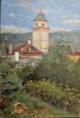 "Kirche in Bayern, Sommer" von Hermann Dischler auf art24