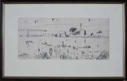 "Landschaftszeichenskizze Trpanj" by Josef Kilián on art24