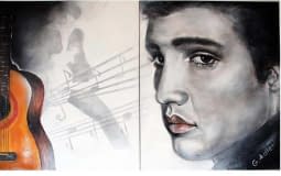 ""The King of Rock "n" Roll"" von Galina auf art24