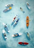 "Paddeleboarders" von Daria Startseva auf art24