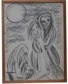 "Drei betende Frauen" by Nadja Mayloumjan on art24