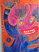 "The blue King" de Rolphe Alcide Grimaître sur art24