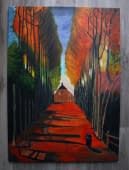 "Pappelallee im Herbst" de Christoph Steur sur art24