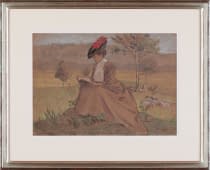 "Damenportrait" by Hans Otto Spreng on art24