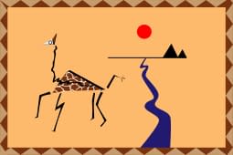 "La Gazelle et la Rivière" de Jerry Fischer sur art24