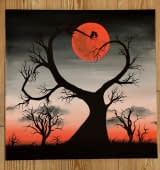 "Orange moon" de St. Nenova sur art24