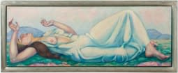 "Liegender weiblicher Akt" by Werner Koch on art24
