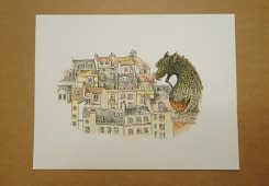 "saint germain du notre dame" von Marcus Nordmann auf art24
