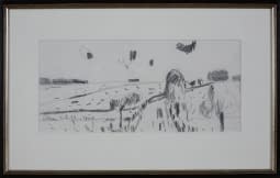 "Landschaftszeichenskizze Košice" by Josef Kilián on art24