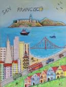"San Francico" von Xio auf art24