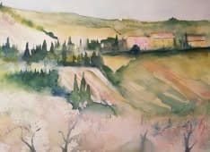 "Toskana" von Angela Roos-Maguire auf art24
