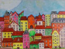 "Old city" von Xio auf art24