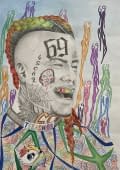 "6ix9ine" von Artbyazares auf art24