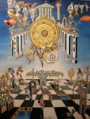 ""Die unendlichen Halluzinationen eines schwer tragenden Elefanten"" von K.Winkler's "Punk Paint Kitchen" auf art24