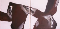 "Diptychon in Lederoptik" von Claudia Frozza auf art24