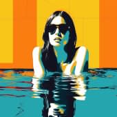 "SWIMMING POOL" by POPTONICART BY CLAUDIA SAUTER on art24