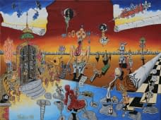""Der Rezeptionist vom Exit 13"" von K.Winkler's "Punk Paint Kitchen" auf art24