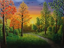 "Sonnenuntergang" by Lisa Tahar on art24