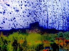 "ville en bleue" von Doyen auf art24