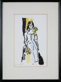 "Frau in Kleid" von František Jiroudek auf art24