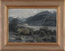 "Panorama Brienz" de Otto (Viktor) Frölicher sur art24