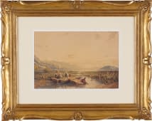"Am Fluss" von Johann Friedrich Dietler auf art24