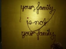 "Your family is not your family" by Beatrice Hobi on art24
