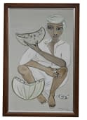 "Melone zu verkaufen" von Nadja Mayloumjan auf art24