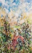 "Figur in Landschaft" von German Pizzinini auf art24