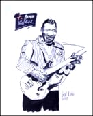 "t-j Bone portrait" de Jose Diaz sur art24
