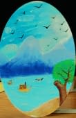 "Nature with full of colours_Acrylic paints" von Tarun Chavva auf art24
