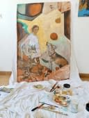 "Mon atelier, l'ambiance" by Emmanuelle Tenailleau on art24