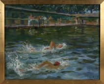 "Pří treningu (dt. Beim Training)" by Emanuel Pryl on art24