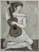 "Giovane con chitarra" de Federico Righi sur art24