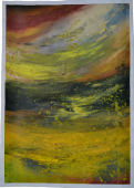 "storm at the beach" by Sandra Hine on art24