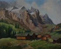 "Wetterhorngruppe von Hasliberg" by Artist Wanted on art24