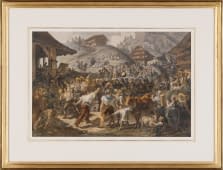 "Steinstossfest auf der Rigi" by Georg Ludwig Vogel on art24