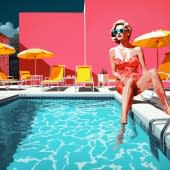"SWIMMING POOL 5" by POPTONICART BY CLAUDIA SAUTER on art24