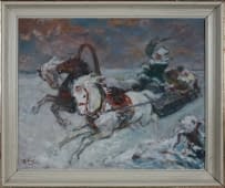 "Trojka (dt. Troika (Dreigespann))" by Emanuel Pryl on art24