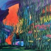 "Hinter dem Blumenwald" by Regula Nef on art24