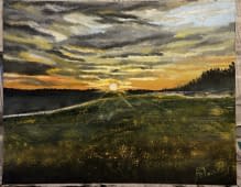 "Morgen in Ozerjana" von Anna Honcharenko auf art24