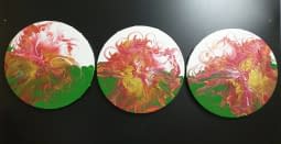 "Goldene Blumen" de DAgis Welt sur art24