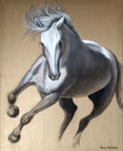 "White Horse" von Daria Startseva auf art24