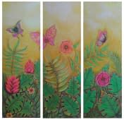 "Triptychon  120x120" von Xio auf art24