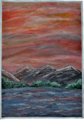 "start your day with coffee and see what happens" by Sandra Hine on art24