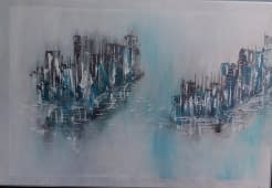 "Schwebende Stadt" von D.Rei auf art24