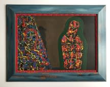 "Eine Figur mit Kalligarfie/Alak kalligráfiával" von István efZámbó auf art24