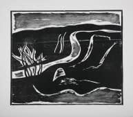 "Hügelige Landschaft mit Strasse über Brücke (7/10)" von Jaroslav Chudomel auf art24