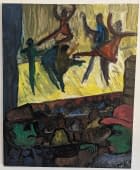 "Bühne mit Tanzenden" by Wolfgang Söring on art24